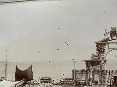 2 Album Photo Giacomo Brogi Circa 1870 Naples Port Napoli Italy 25x19cm (5+6)