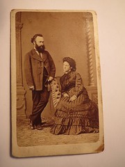 Regensburg-Munich-1877-Kander Bernhard and Mrs. Therese? / CDV