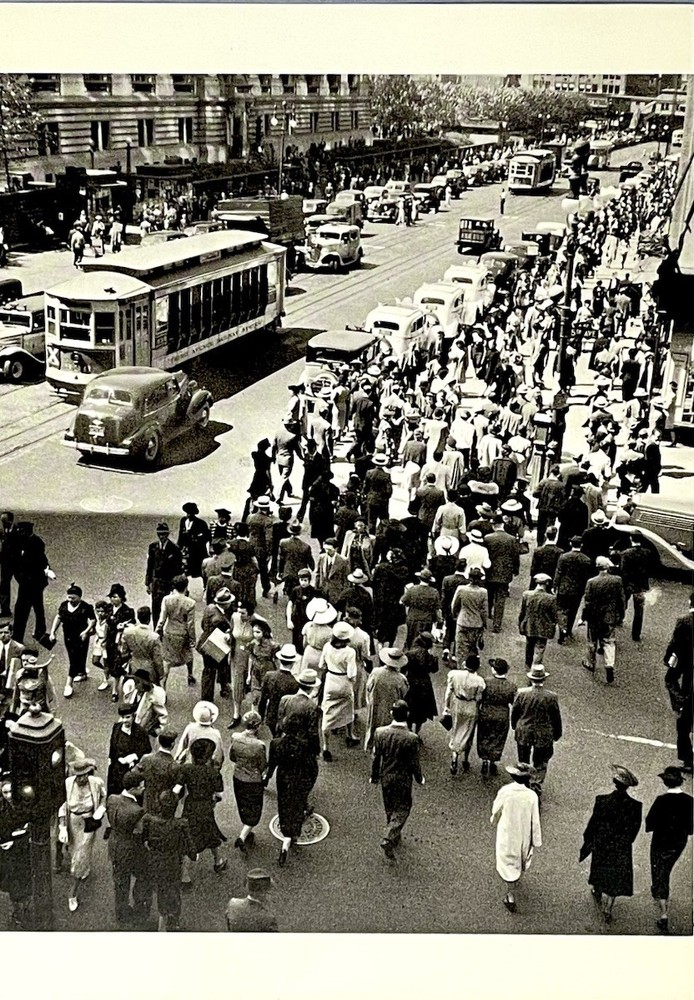 Tempo Of The City NYC 1938 Art Print Card Photo By Berenice Abbott Fotofolio