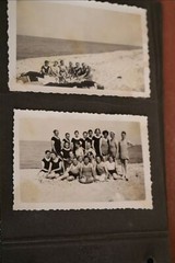 Reste eines Albums 55 Fotos – Soldaten, Ärzte, OP, Pimpfe, Badegäste, Sport usw.