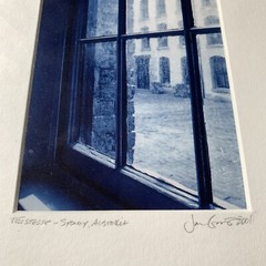Signed Photograph Art Jonelle Lind Tristesse Rainy City Window Sydney Australia