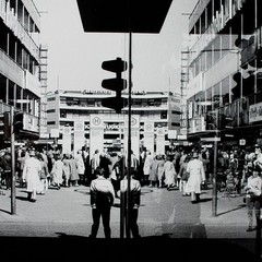 Gisela Franke Berlin Photography Shopping Center Square City Everyday Life 1982