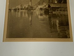 Exhibited Photograph Antique Drahomir Josef Ruzicka 1925 Hallstadt Lake Austria