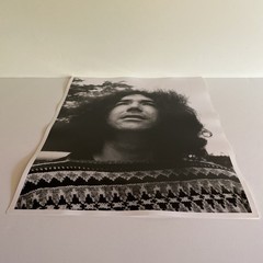 Jerry Garcia Photo 1967 11 x 14” Grant Jacobs Black White Stamped Monterey Pop