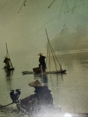 Four Boats, Hunan, 1984 Photography By Don Hong Oai Signed