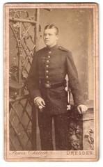 Photograph Franz Ehrlich, Dresden, Königsbrückerstr. 50, Portrait Young Soldier