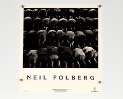 Neil Folberg Moslems At Prayer Macedonia Series 1971 Original Poster 22” X 24”