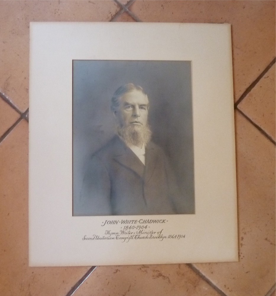 Antique Photograph John White Chadwick American Poet Abolitionist Religious 