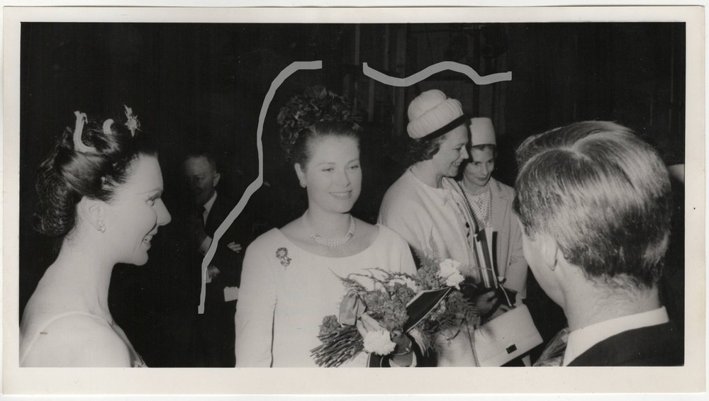 26x14cm Vintage Archive Photo 1965 Princess Grace Kelly of Monaco