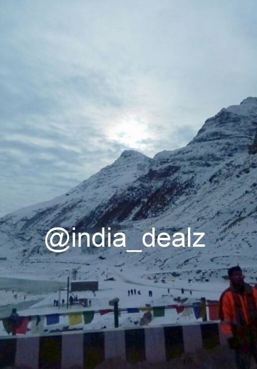 Digital Image Picture Photo Pic Sissu Valley India snow mountains clouds SIS 021