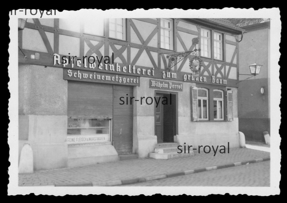 New Isenburg 1941 – Cider Winery to the Green Tree – 1940s – Photo 9x6cm
