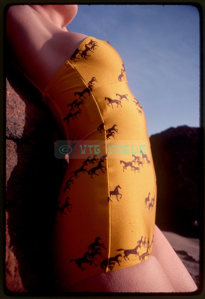 MARTHA SMITH Playboy 1976 Hermes Swimsuit Original Malinowsky 35mm Slide A45 WOW