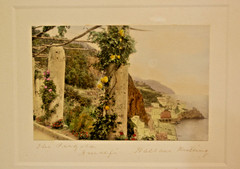 Antique Photo-Signed Wallace Nutting- Framed – Pergola Amalfi Coast Art Deco
