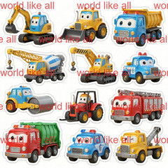 Printable Digital Stickers | Cute Cartoon Kids Sticker Bundle | 4K