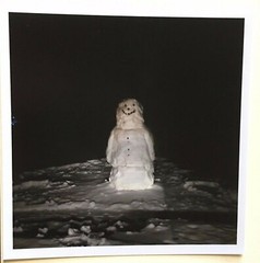 ALEC SOTH ‘Minneapolis, MN (Snowman at Night)’ SIGNED Ltd. Ed. Photo 6″ x 6″ NEW