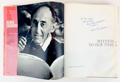 Eisenstaedt, Alfred: «Witness to our Time» INSCRIBED TO EDITOR LEICA MAGAZINE