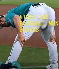 MALE PORTRAIT #1025-183- athletes -baseball men-free shipping in usa