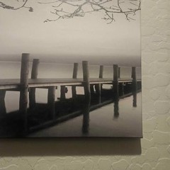 Canvas Set of 3 Lake Photography Set 12″ x 12″
