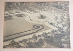 Vtg 1930s Bryant Park NYC Photograph Signed by John Gass 1935 13″ X 9.5″