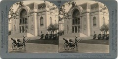 Stereo Photo Saigon Cochinchine Vietnam, Rickshaw, Municipal Theatre – 10540323