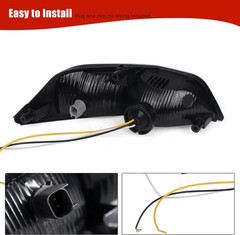 LED DRL Front Bumper Turn Signal Light Compatible with Ford Mustang 2015 2016 20