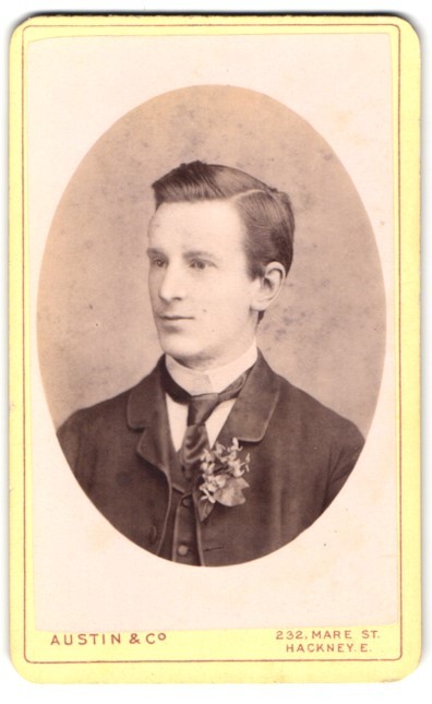 Photograph Austin & Co., Hackney, 232 Mare Street, Portrait of a Young Man