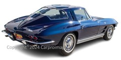 1963 Corvette Stingray Split Window Coupe Limited Edition 8″ x10″ Photo B