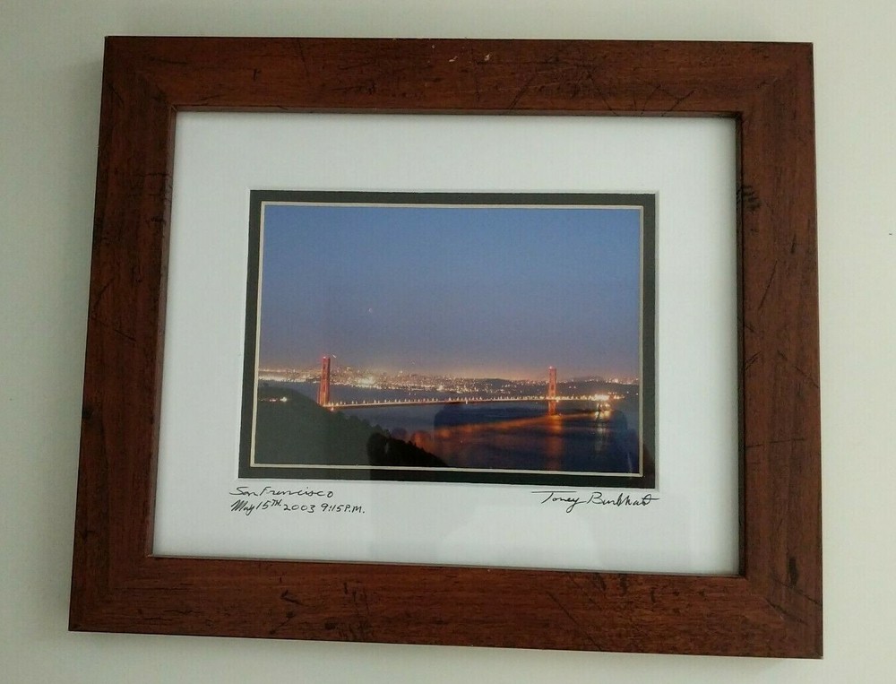 San Francisco Photograph May 15 2003 915 PM Toney Burkhart Signed by Artist