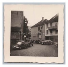 Bergen / Norway – Alasse Simonsens building car – old photo 1950s