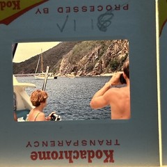 Lot Of 40 1960’s Kodachrome Bahama’s Beach Boats Vacation 35mm Color Slides