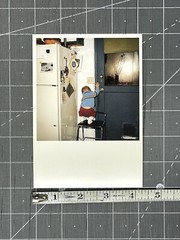 Vintage 1991 MOMA Postcard – Peter Brown – Aki Climbing 1985