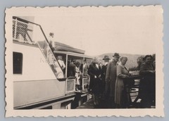 Bad Karlshafen 1949 – Jetty Ship Tourists – Old Photo 1940s