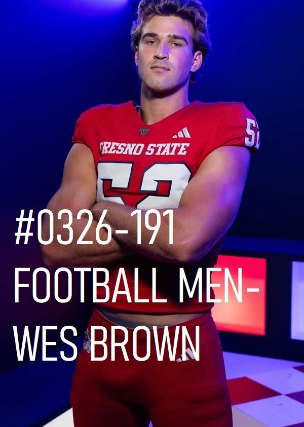 MALE PORTRAIT #0326-191 -football men series -brown – free shipping usa