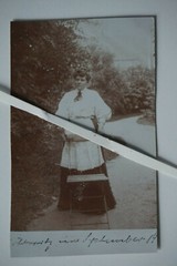 #175 CDV: Anna Thieß b. Lüdecke 1908 in Leipzig Stötteritz Thiess