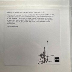 SIGNED ANTOINE d’AGATA MALA NOCHE, 1993 MAGNUM 6″ SQUARE PRINT 2022 NEW