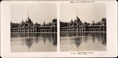 Stereo Photo Budapest Hungary, 1906, Hall of the Skating Club – 10496239