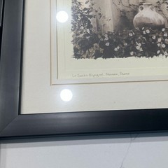 Alan Blaustein European Garden Sepia Set of 3 Framed Landscape Photographs