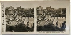 Rome Forum Complete View Italy Photography Stereo Vintage Analog