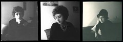 3x Pretty Woman in Various Poses – 1970s – Photo 6x6cm