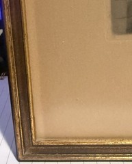 Antique Framed Colored Etching Street View Signed By Victor Valery French Artist
