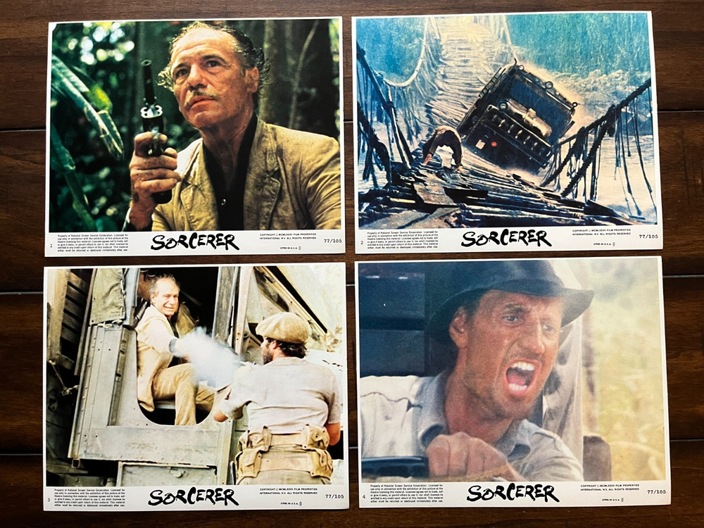 SORCERER 4 1977 LOBBY CARDS MOVIE STILLS PHOTOS ROY SCHEIDER WILLIAM FRIEDKIN