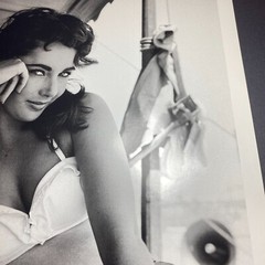 11 x 17″ Frank Worth Collection Elizabeth Taylor Stamped Lithograph Print COA