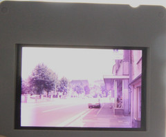 Photo Negative Slide Ford Taunis Varta Batteries Big Business BMW Car Vintage AW