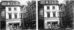 STEREO GLASS DIA, MAINZ am RHEIN, Seilergasse, shop window, rare, vintage fine a