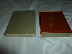 Vintage Photo Album Snaps 24K Gold Genuine Leather Famous Series 6×5″ Scrapbook