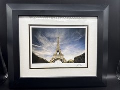 Eiffel Tower Signature Series Jesse Kalisher Gallery Glass Framed Print Color