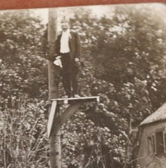 Old Photo Casserole – Dancing, Flag, Man on Top of a Bre, 1910-20??