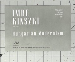 Imre Kinszki (1901-1945) Hungarian Modernism Art Announcement Card 1997