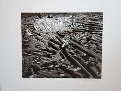 Richard Garrod, Silver Gelatin, black and white photo, Pool Cover