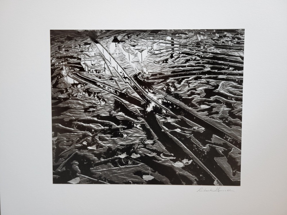 Richard Garrod, Silver Gelatin, black and white photo, Pool Cover